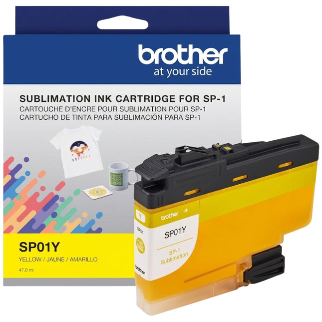 Original Brother SP01 Standard Yield Yellow Ink Cartridge, SP01YS