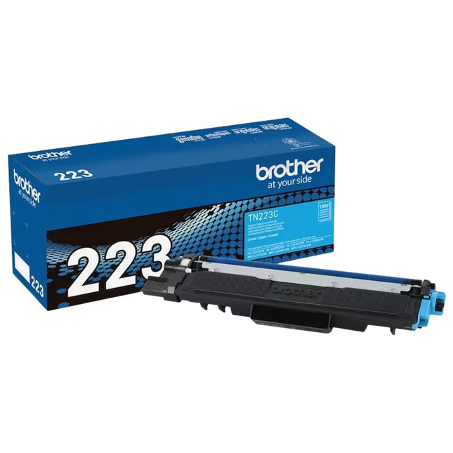 Original Brother TN-223C Standard-Yield Cyan Laser Toner Cartridge
