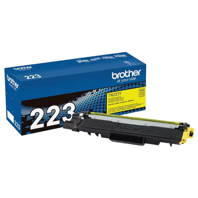 Original Brother TN-223Y Standard-Yield Yellow Laser Toner Cartridge