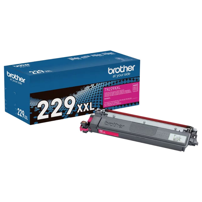 Original Brother TN-229XXL Super High Yield Magenta Laser Toner Cartridge