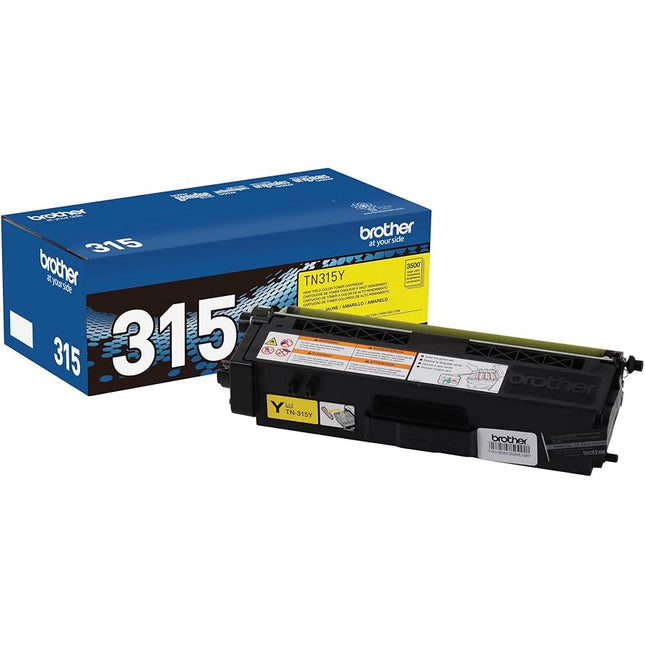 Original Brother TN-315 High Yield Yellow Toner Cartridge, TN315Y