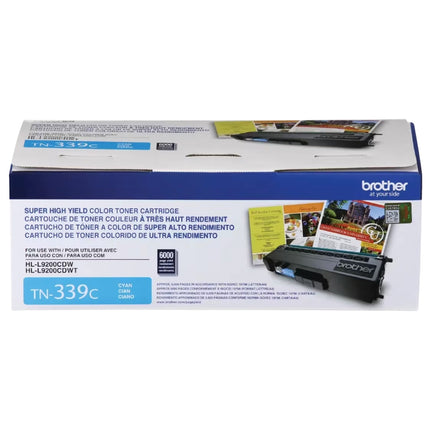 Original Brother TN-339 Super High Yield Cyan Toner Cartridge