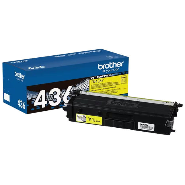 Original Brother TN-436 Super High Yield Yellow Toner Cartridge
