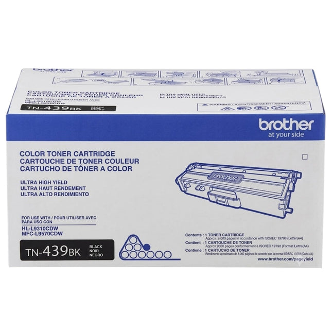 Original Brother TN-439 Extra High Yield Black Toner Cartridge, TN-439BK