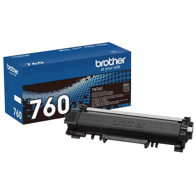 Original Brother TN-760 High Yield Black Toner Cartridge