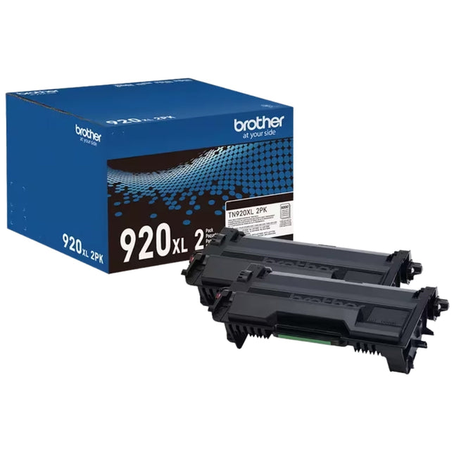 Original Brother TN-920XL High Yield Black Toner Cartridge- 2-Pack