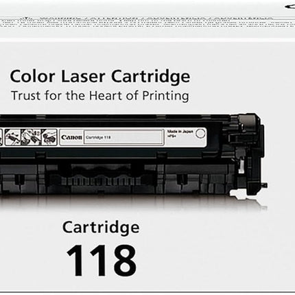 Original Canon 118 High Yield Yellow Toner Cartridge, 2659B001AA
