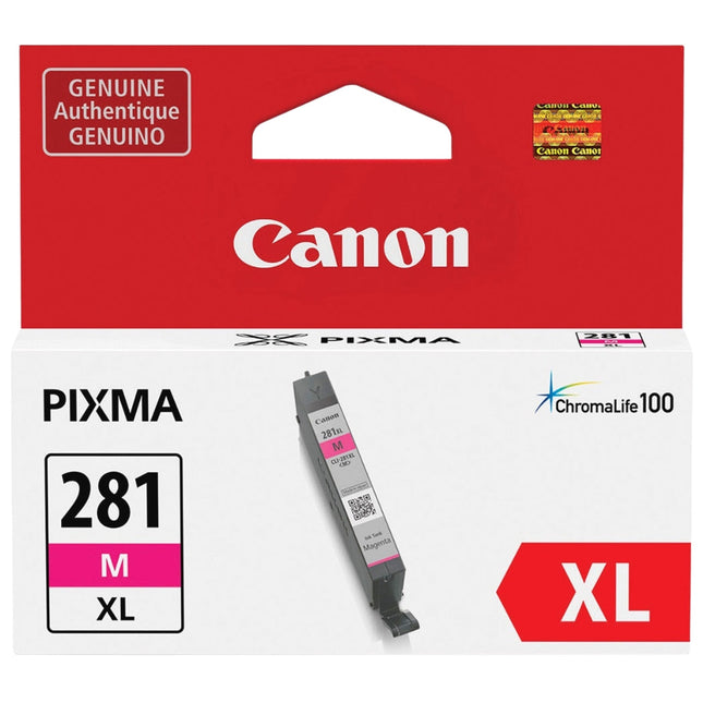 Original Canon 281XL High Yield  Magenta Ink Cartridge, CLI-281XL