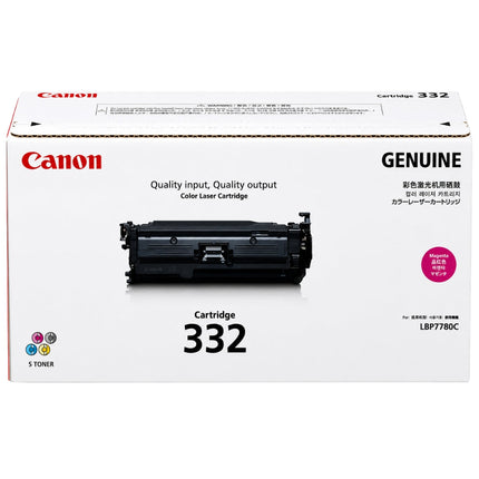 Original Canon 332 Standard Yield Magenta Toner Cartridge,6261B012