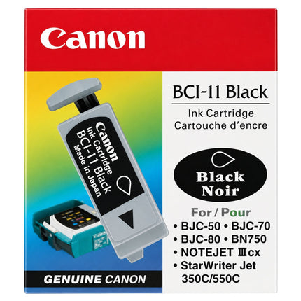 Original Canon BCI-11 Black Ink Cartridge-3 Pack