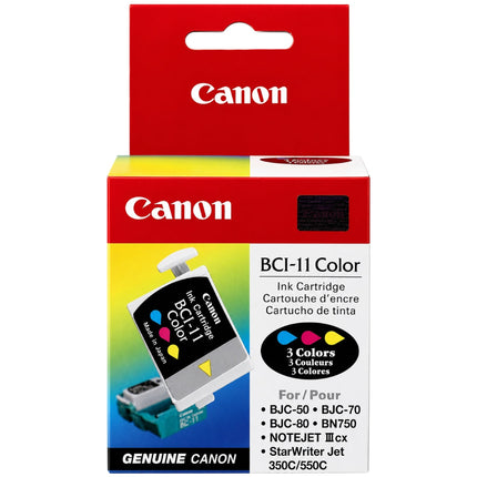 Original Canon BCI-11 Color Ink Cartridge-3 Pack