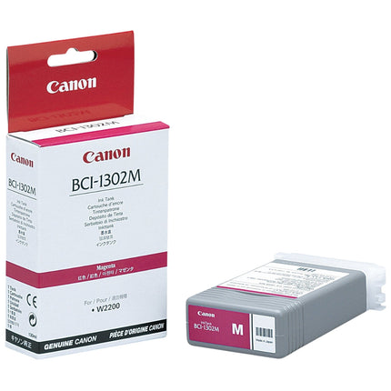 Original Canon BCI-1302M (BCI-1302) 130-ml Magenta Inkjet Cartridge
