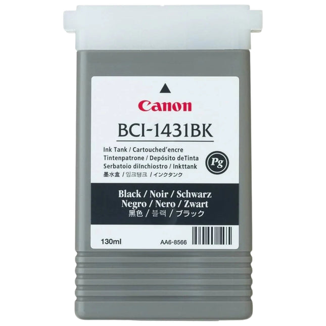 Original Canon BCI-1431BK Black Ink Cartridge, 8963A001