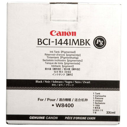 Original Canon BCI-1441 High Yield Matte Black Ink Cartridge, AA6-8637