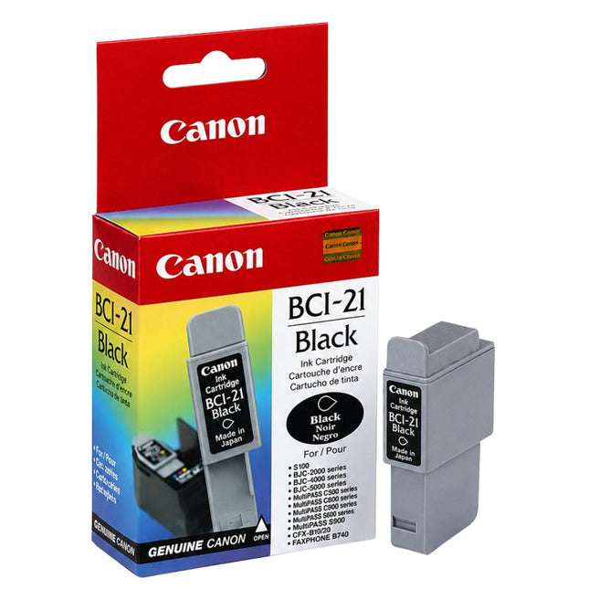 Original Canon BCI-21 Black Ink Cartridges
