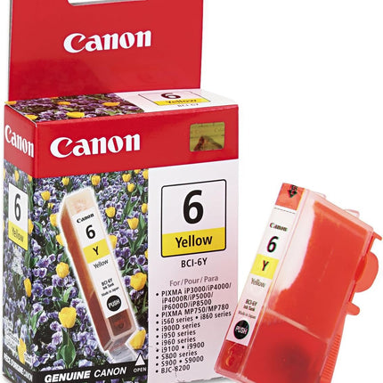 Original Canon BCI-6 Yellow Ink Cartridge