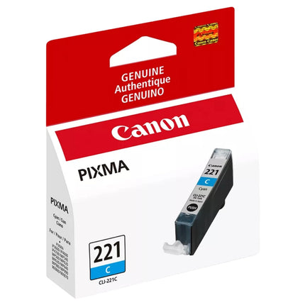 Original Canon CLI-221 Cyan Ink Cartridge