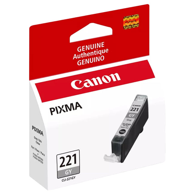 Original Canon CLI-221 Grey Ink Cartridge