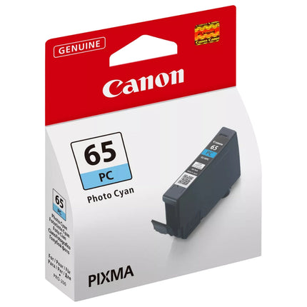 Original Canon CLI-65 Standard Yield Photo Cyan Ink Cartridge, 4220C001