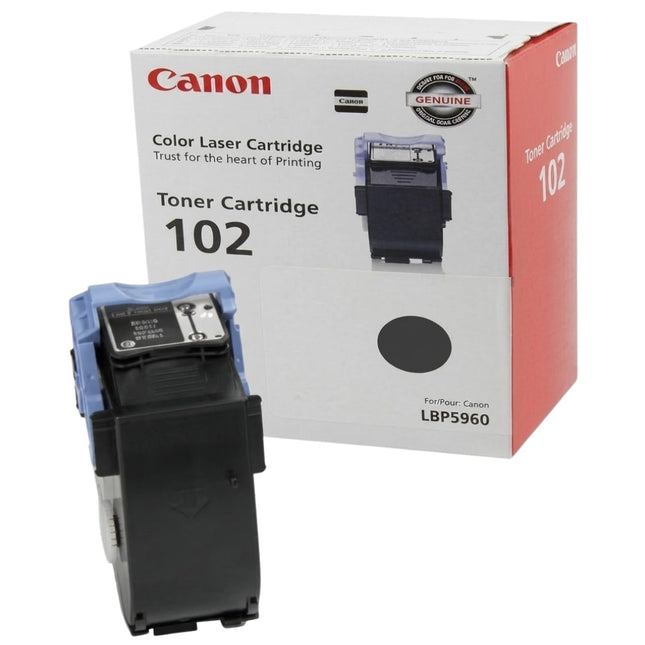 Original Canon CRG-102 High-Yield Black Toner Cartridge, 9645A006AA