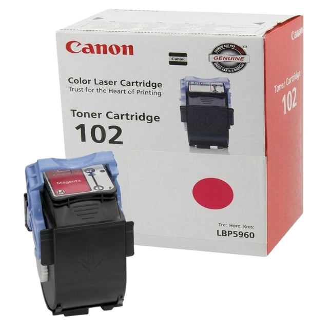 Original Canon CRG-102 High-Yield Magenda Toner Cartridge, 9643A006AA