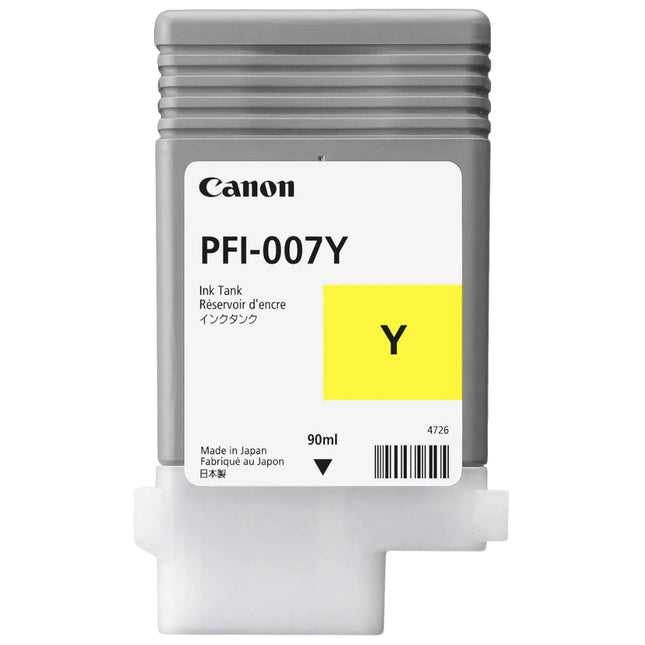 Original Canon PFI-007 Standard Yield Yellow, 2146C001