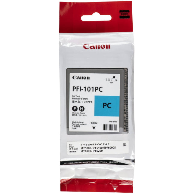 Original Canon PFI-101 130mL Photo Cyan Ink Cartridge