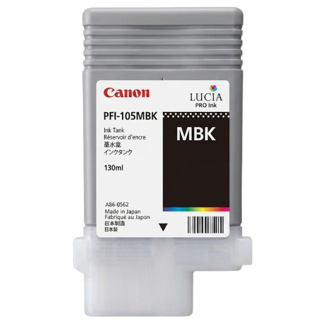 Original Canon PFI-105 Matte Black Ink Cartridges