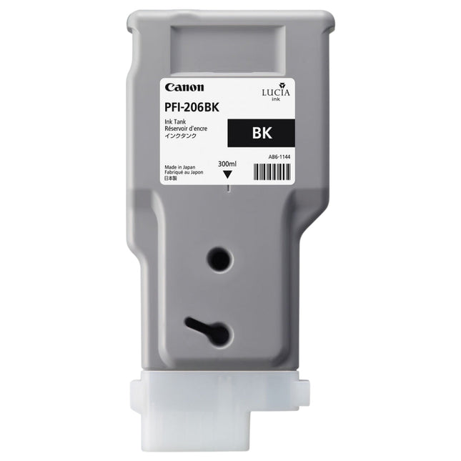 Original Canon PFI-206 300mL Black PFI-206BK Ink Cartridge