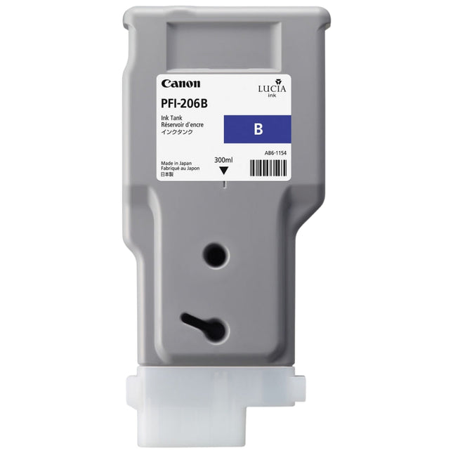 Original Canon PFI-206 300mL Blue Ink Cartridge