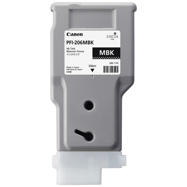 Original Canon PFI-206 300mL Matte Black Ink Cartridge