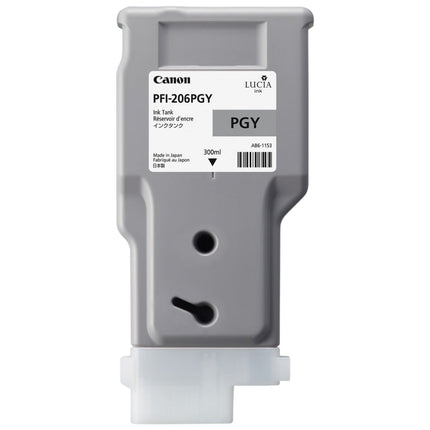 Original Canon PFI-206 300mL Photo Gray Ink Cartridge