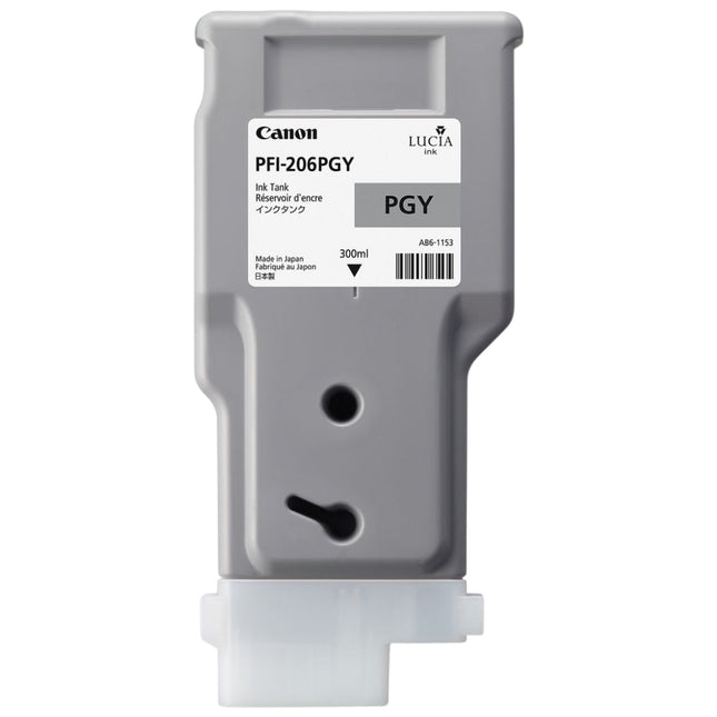 Original Canon PFI-206 300mL Photo Gray Ink Cartridge