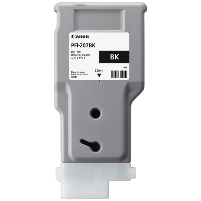 Original Canon PFI-207 300mL Black Ink Cartridge