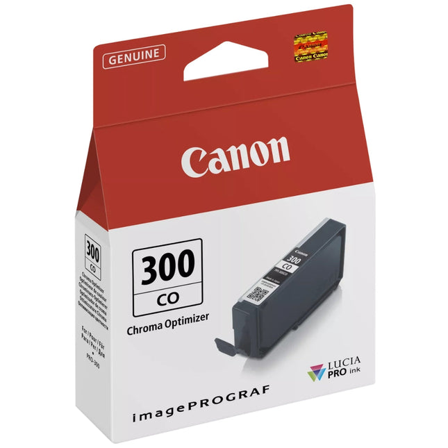 Original Canon PFI-300 Standard Yield Chrome Optimizer Ink Cartridge, 4201C001