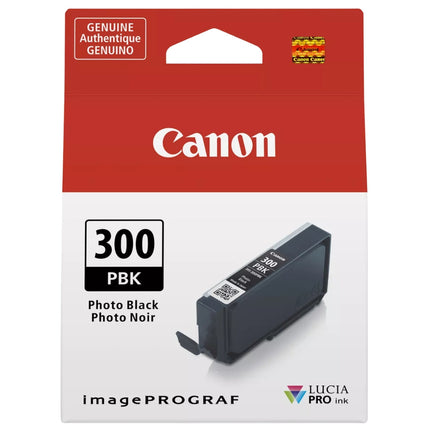 Original Canon PFI-300 Standard Yield Photo Black Ink Cartridge, 4193C002