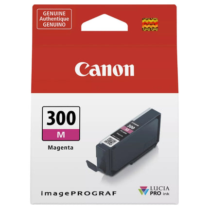 Original Canon PFI-300 Standard Yield Photo Magenta Ink Cartridge, 4195C002