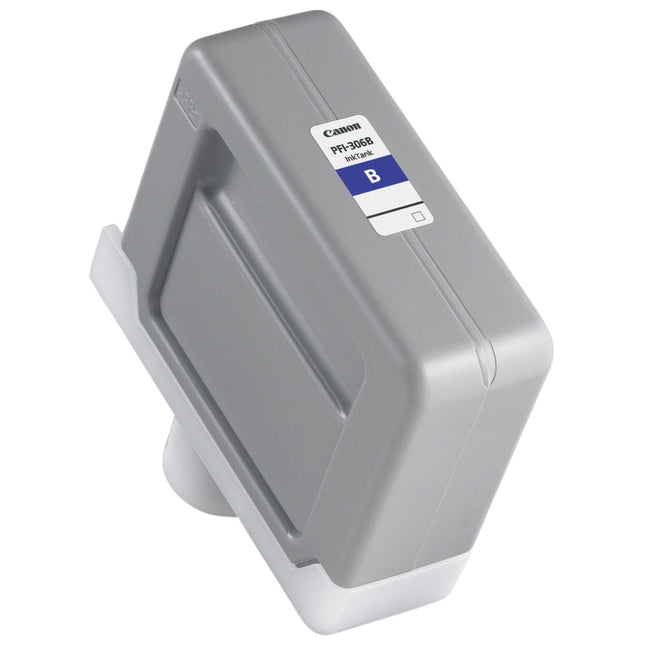 Original Canon PFI-306B Standard-Yield Blue Ink Cartridge, 6665B001