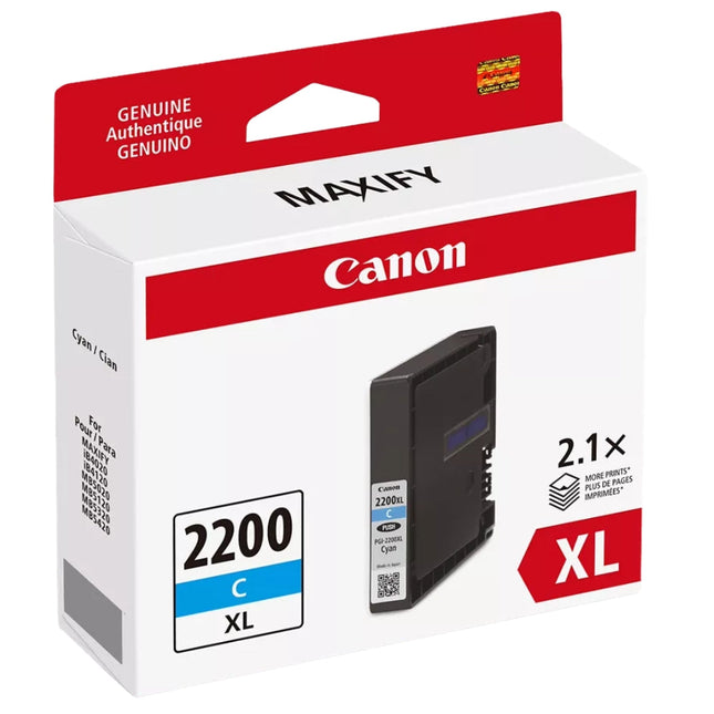 Original Canon PGI-2200XL Cyan Ink Cartridge