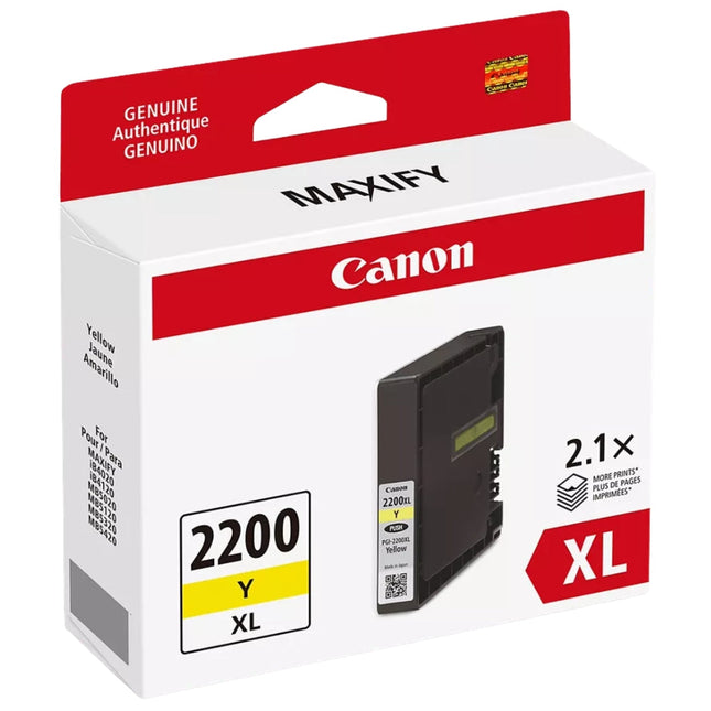 Original Canon PGI-2200XL Yellow Ink Cartridge