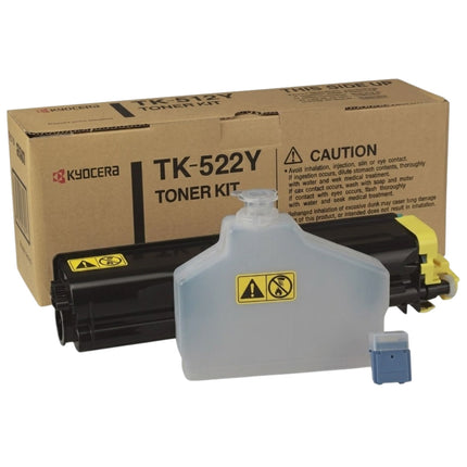Original Kyocera TK-522Y Yellow Toner Cartridge