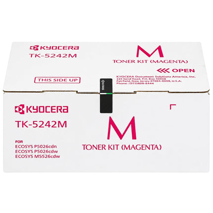 Original Kyocera TK-5242M Standard Yield Magenta Toner Cartridge
