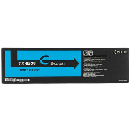 Original Kyocera TK-8509 Standard Yield Cyan Toner Cartridge,TK-8509C
