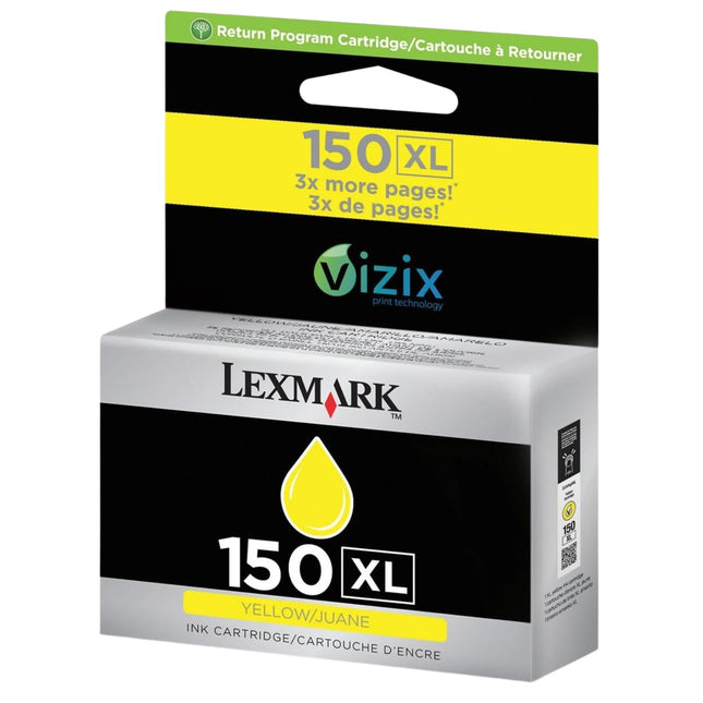 Original Lexmark #150XL Yellow Ink Cartridge