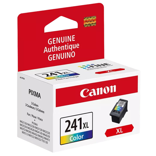 Original OEM Canon CL-241XL High Yield Tri-Color Inkjet Cartridge
