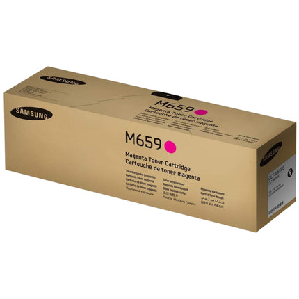 Original Samsung M659 Standard Yield Magenta Toner Cartridge, CLT-M659S