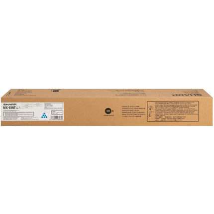 Original Sharp MX-61NT Standard Yield Cyan Toner Cartridge, MX-61NTCA