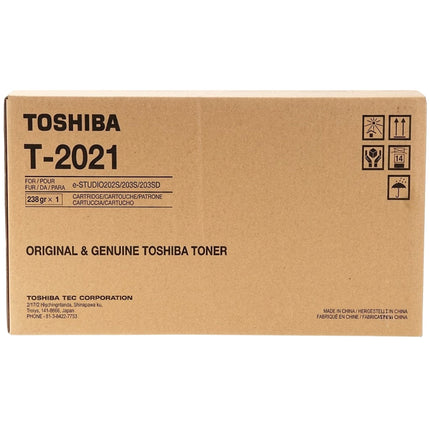 Original Toshiba T-2021 Standard Yield Black Toner Cartridge
