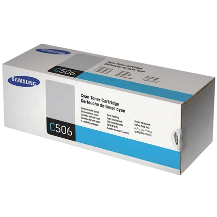 Orignal Samsung C506S Standard Yield Cyan Toner Cartridge, CLT-C506S