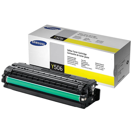 Orignal Samsung Y506S Standard Yield Yellow Toner Cartridge, CLT-Y506S